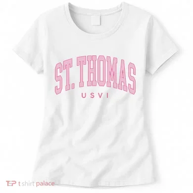 St Thomas Usvi Preppy Retro Throwback Women's T-Shirt