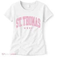 St Thomas Usvi Preppy Retro Throwback Women's T-Shirt thumb 0