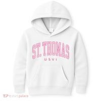 St Thomas Usvi Preppy Retro Throwback Kids Hoodie thumb 0