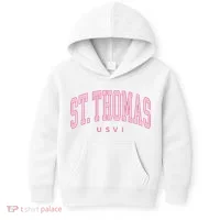 St Thomas Usvi Preppy Retro Throwback Kids Hoodie thumb 0