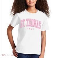St Thomas Usvi Preppy Retro Throwback Kids T-Shirt thumb 2