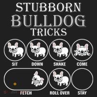 Stubborn Bulldog Tricks Women's Sweatshirt thumb 2