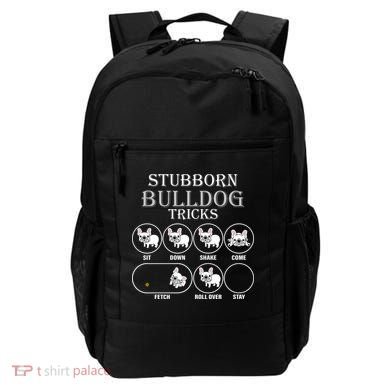 Stubborn Bulldog Tricks Backpack