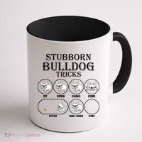 Stubborn Bulldog Tricks Coffee Mug thumb 1