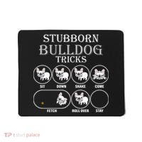 Stubborn Bulldog Tricks Mousepad thumb 0