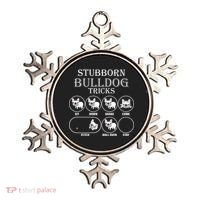 Stubborn Bulldog Tricks Ornament thumb 0