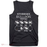 Stubborn Bulldog Tricks Tank Top thumb 0