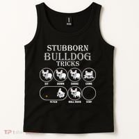 Stubborn Bulldog Tricks Tank Top thumb 2