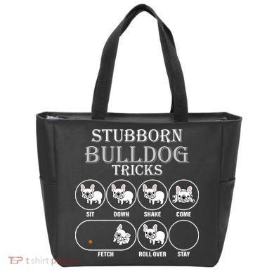 Stubborn Bulldog Tricks Tote Bag
