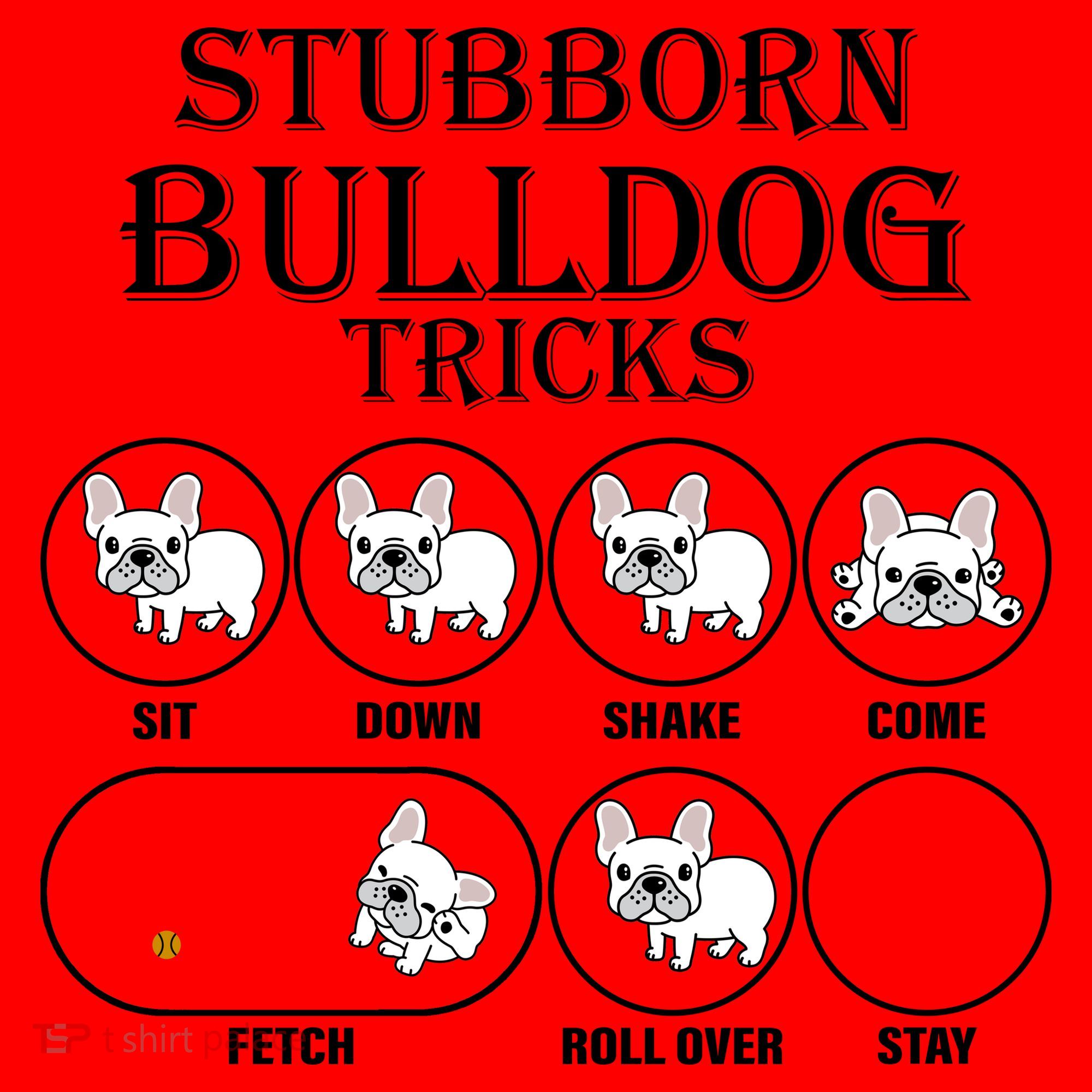 Stubborn Bulldog Tricks Santa Hat