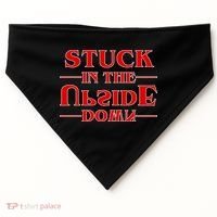 Stuck In The Upside Down USA-Made Doggie Bandana thumb 0