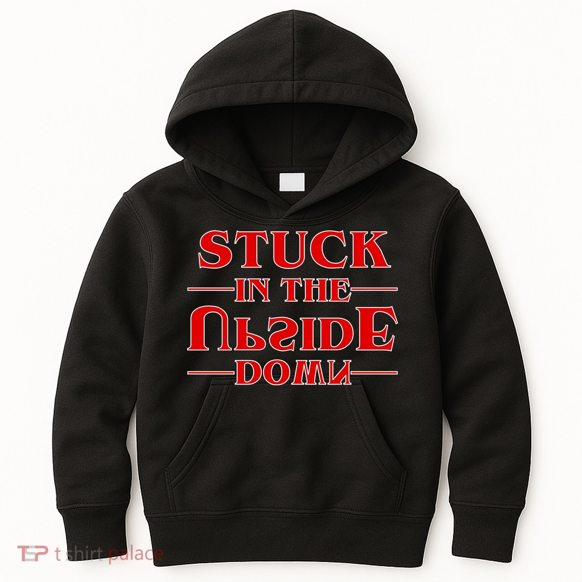 Stuck In The Upside Down Kids Hoodie