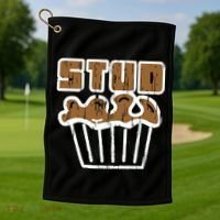 Stud Muffin Golf Towel thumb 1