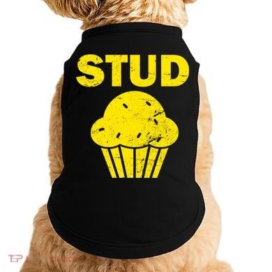 Stud Muffin Funny Retro Doggie Tank