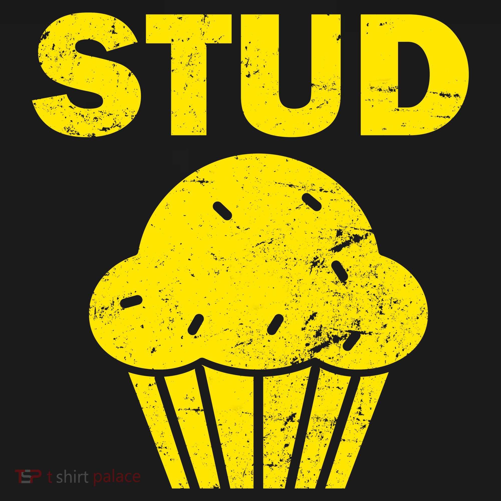 Stud Muffin Funny Retro USA-Made Doggie Bandana