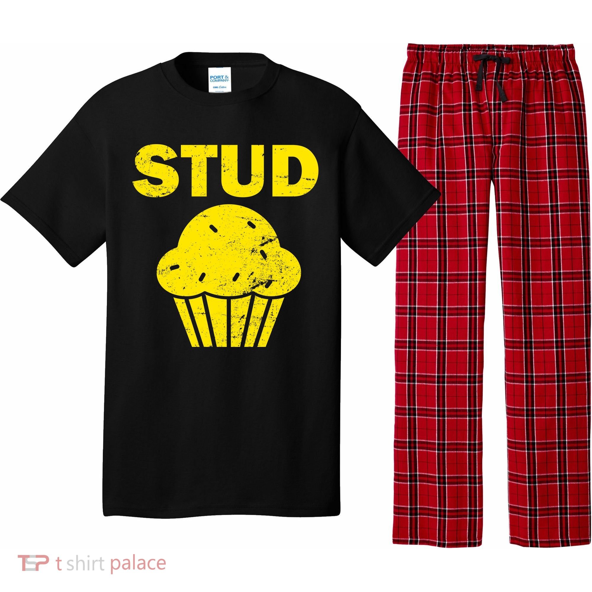 Stud Muffin Funny Retro Pajama Set