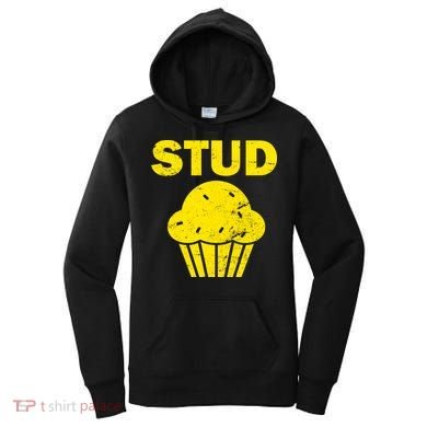 Stud Muffin Funny Retro Women's Hoodie
