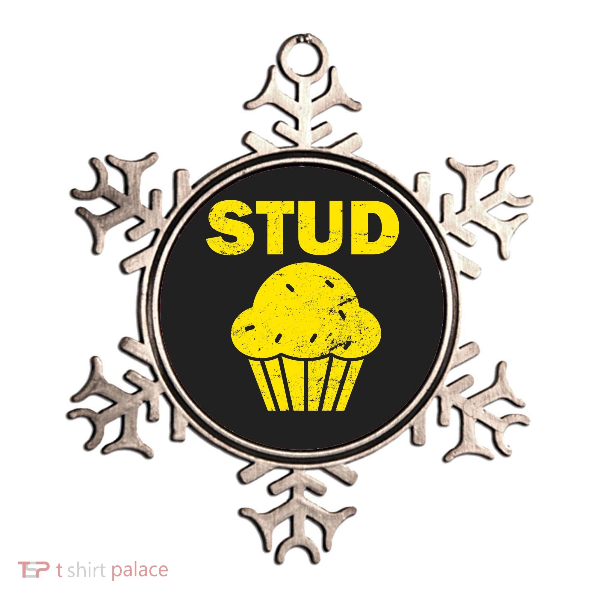 Stud Muffin Funny Retro Ornament