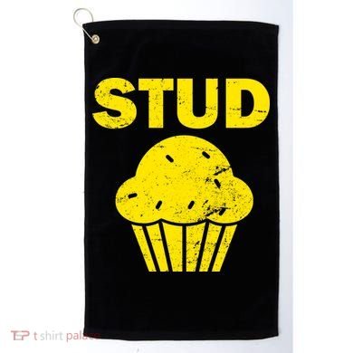 Stud Muffin Funny Retro Golf Towel