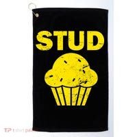 Stud Muffin Funny Retro Golf Towel thumb 0