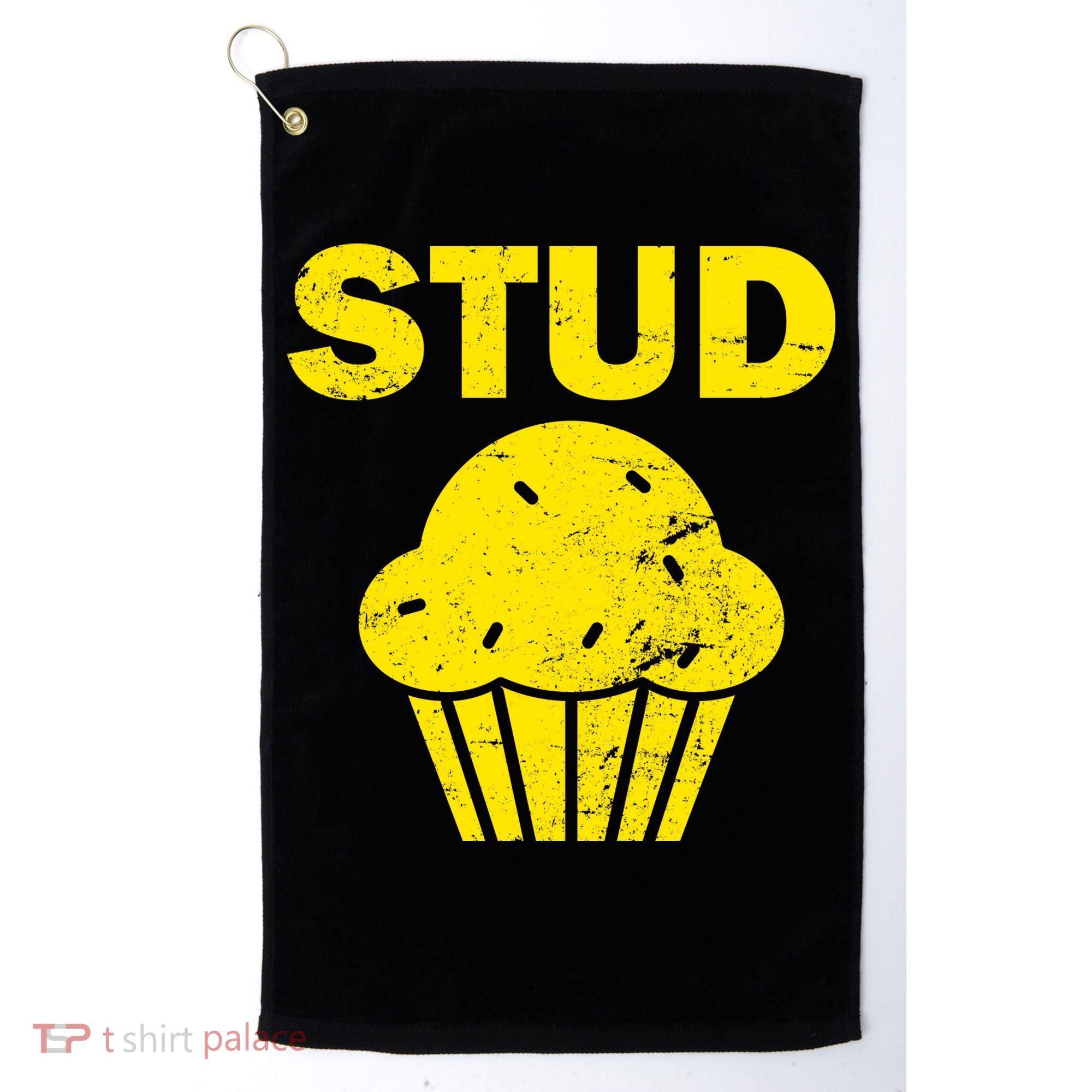 Stud Muffin Funny Retro Golf Towel
