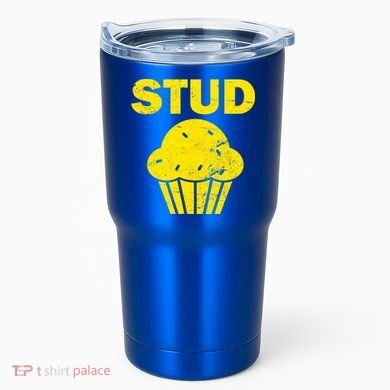 Stud Muffin Funny Retro Tumbler