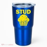 Stud Muffin Funny Retro Tumbler thumb 0