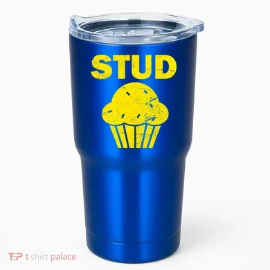 Stud Muffin Funny Retro Tumbler