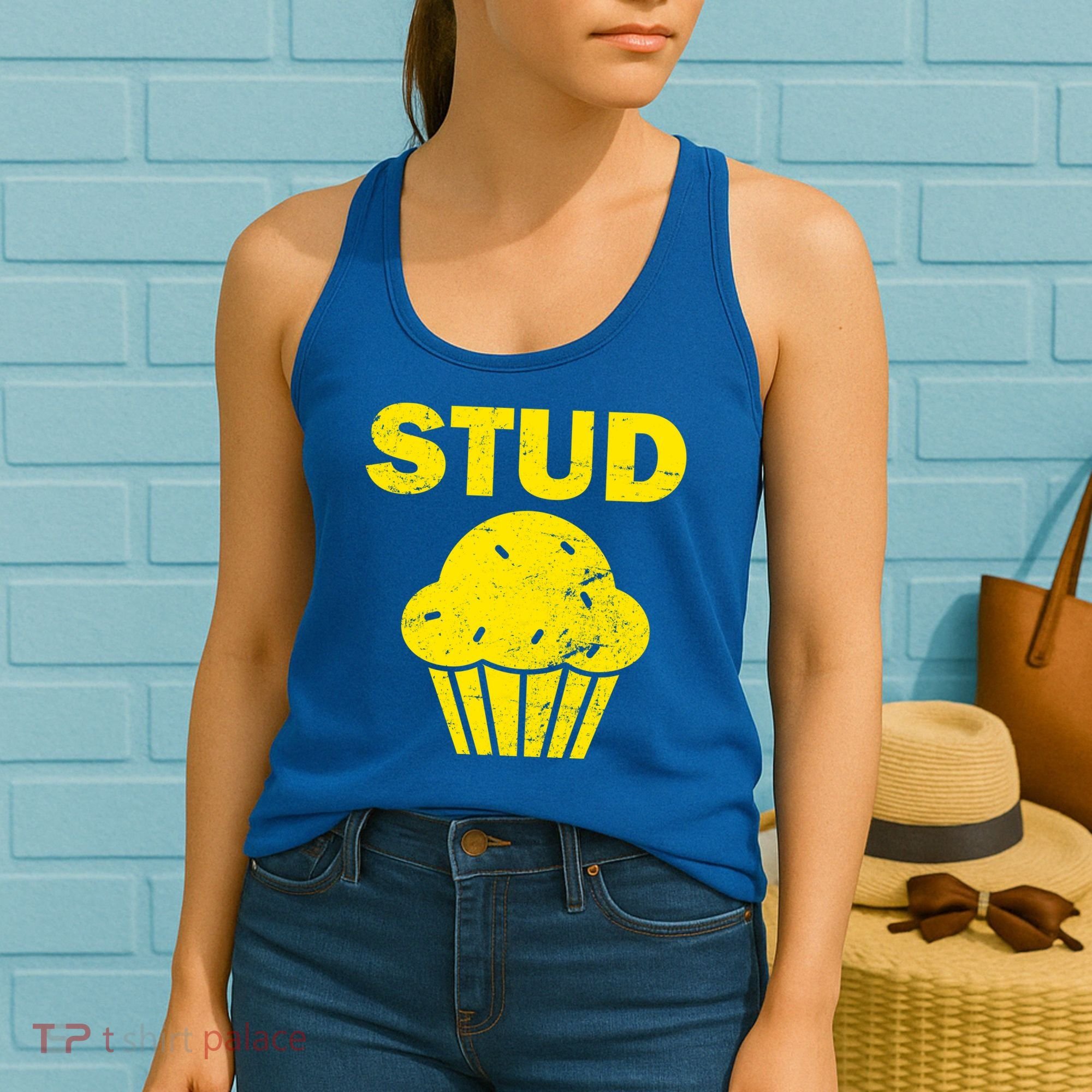 Stud Muffin Funny Retro Women's Tank Top