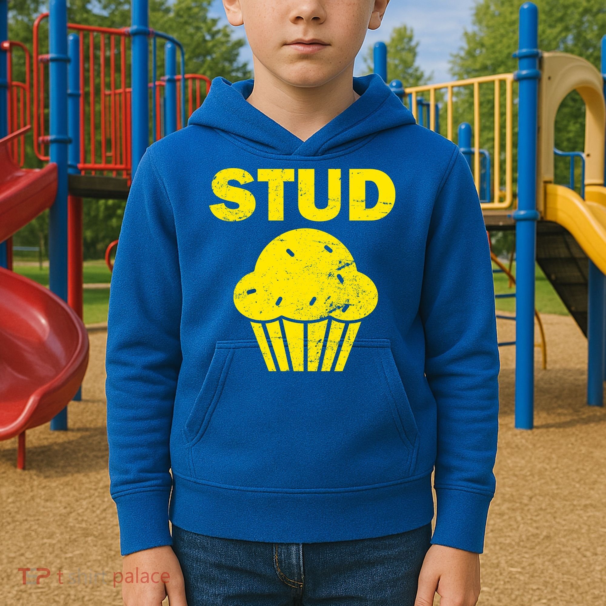 Stud Muffin Funny Retro Kids Hoodie