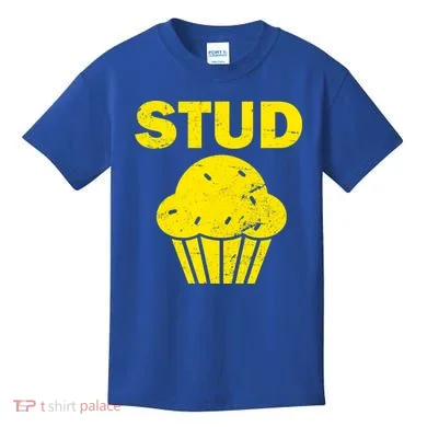 Stud Muffin Funny Retro Kids T-Shirt