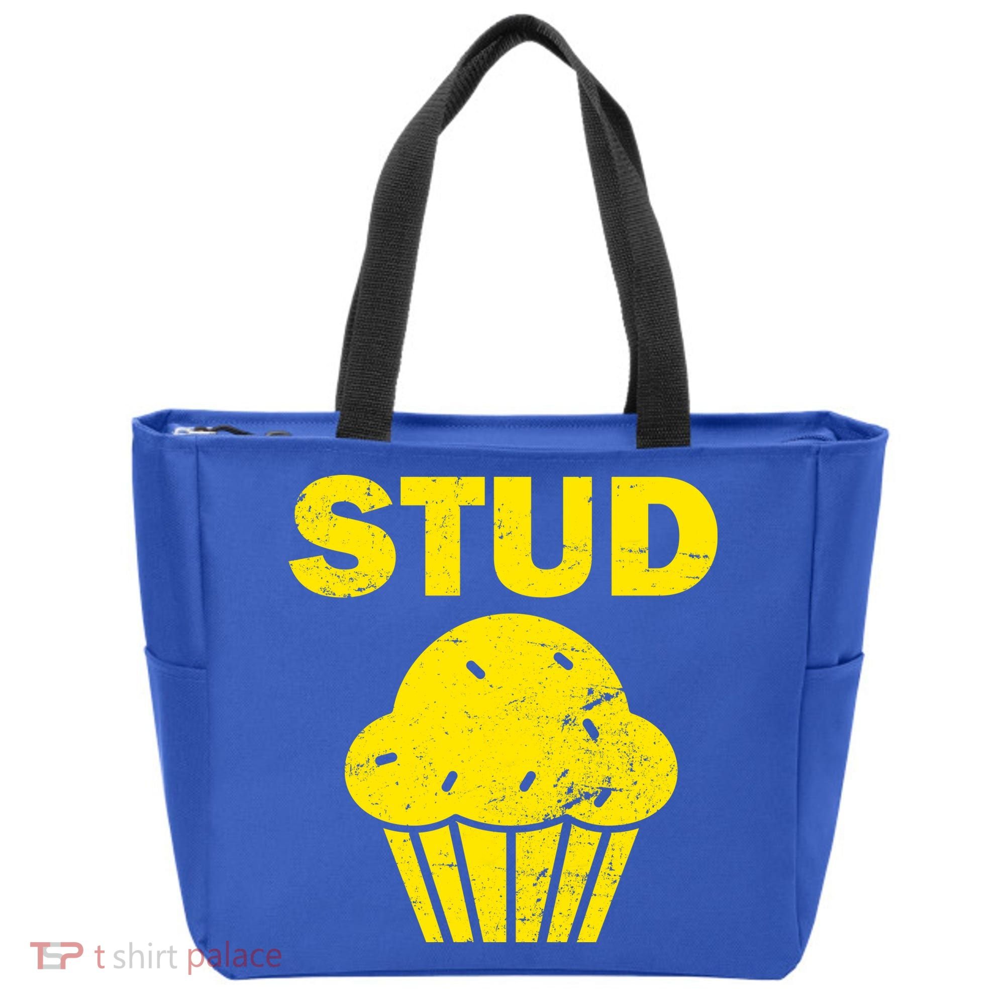 Stud Muffin Funny Retro Tote Bag