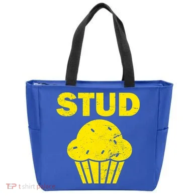 Stud Muffin Funny Retro Tote Bag