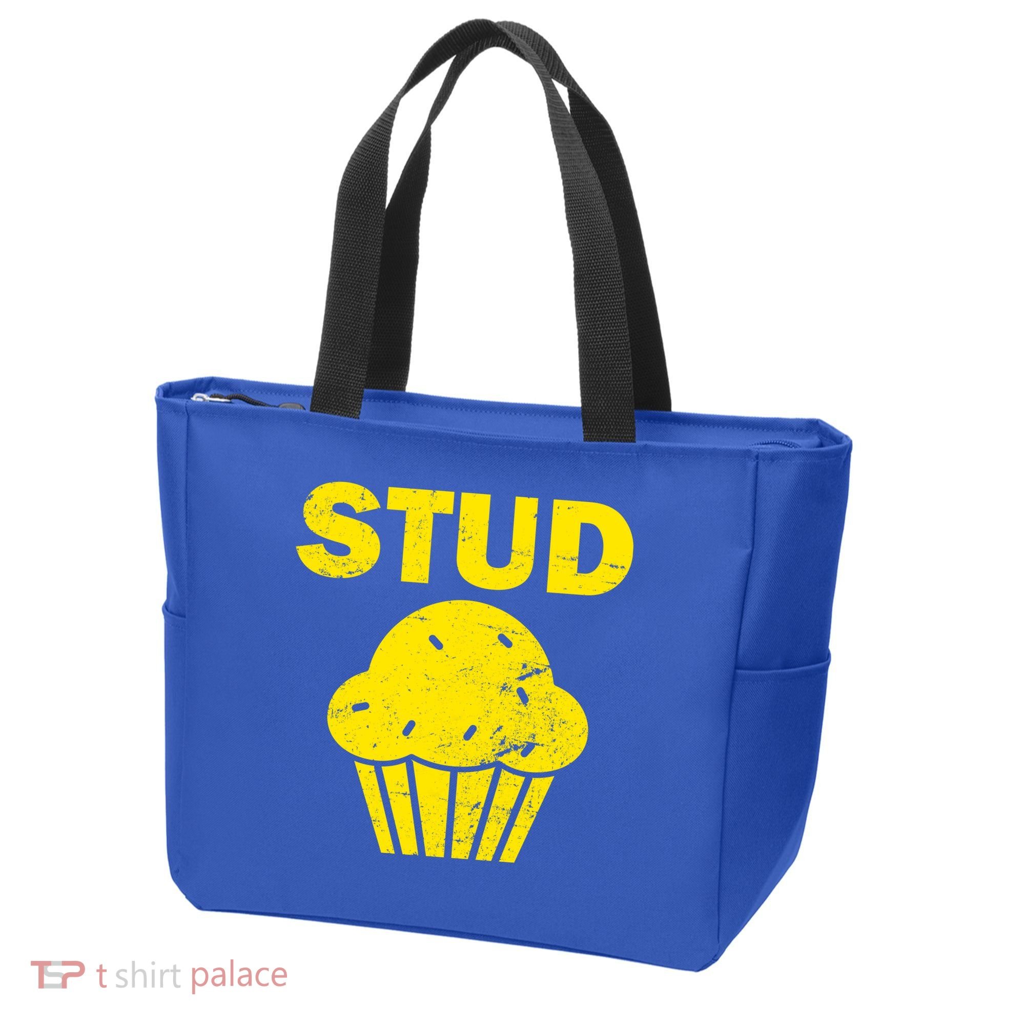 Stud Muffin Funny Retro Tote Bag