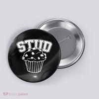 Stud Muffin Retro Button thumb 0