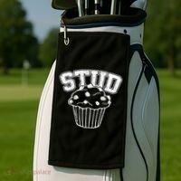 Stud Muffin Retro Golf Towel thumb 2