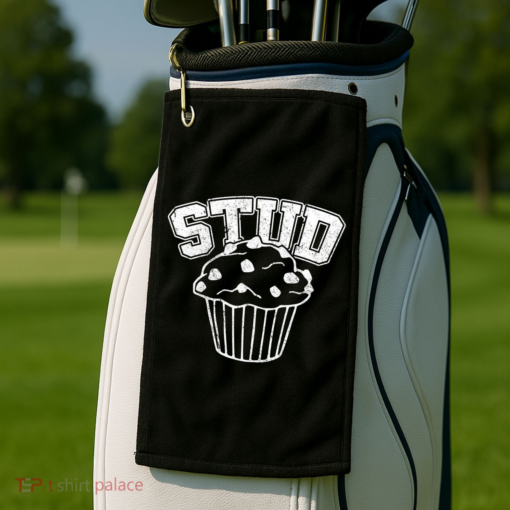 Stud Muffin Retro Golf Towel