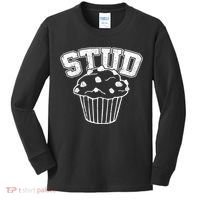 Stud Muffin Retro Kids Long Sleeve Shirt thumb 0