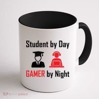 Student By Day Gamer By Night Coffee Mug thumb 1
