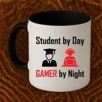 Student By Day Gamer By Night Coffee Mug thumb 2