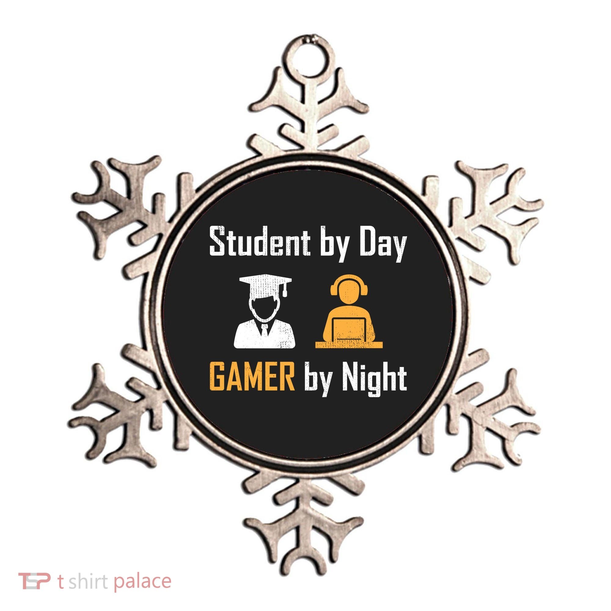 Student By Day Gamer By Night Ornament