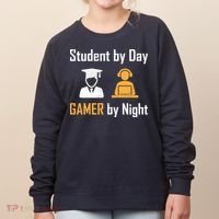 Student By Day Gamer By Night Women's Sweatshirt thumb 0