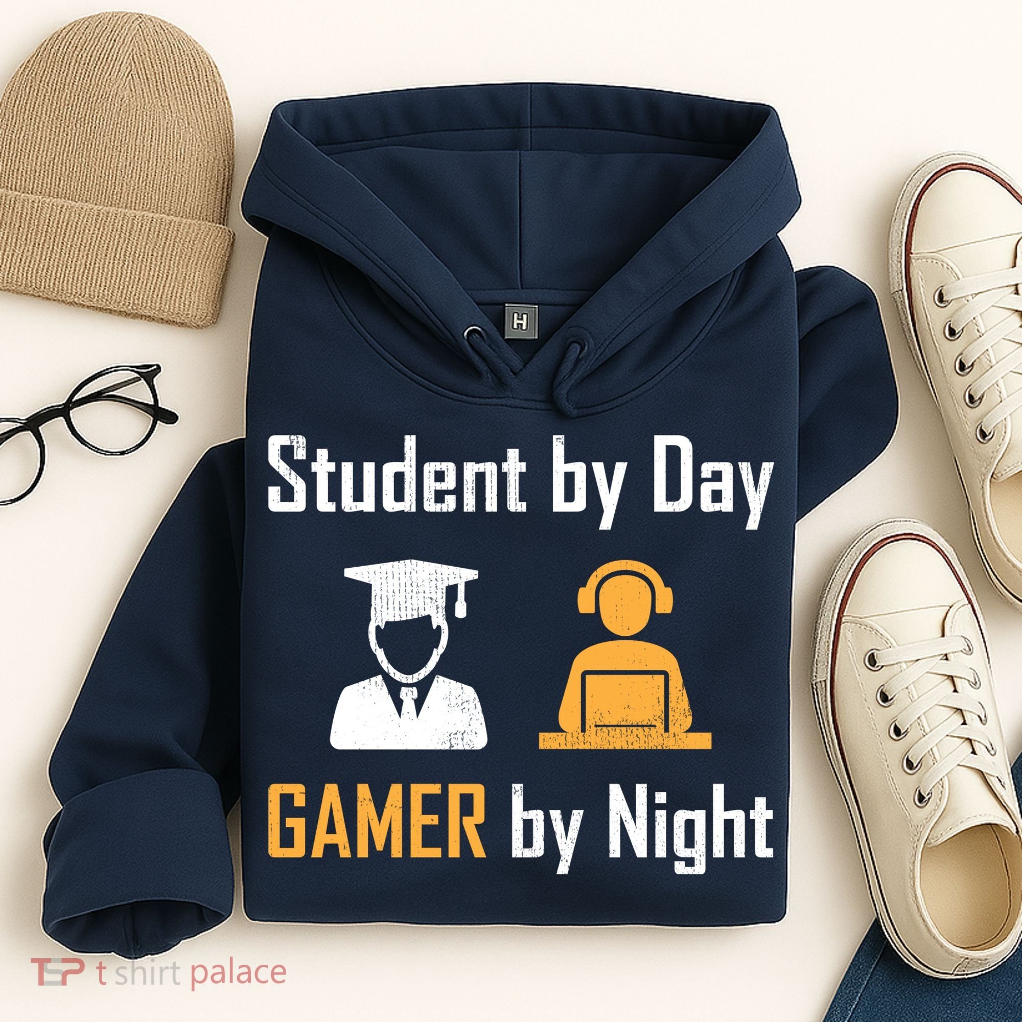 Student By Day Gamer By Night Hoodie