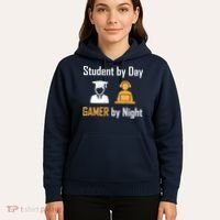 Student By Day Gamer By Night Hoodie thumb 5