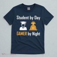 Student By Day Gamer By Night T-Shirt thumb 5