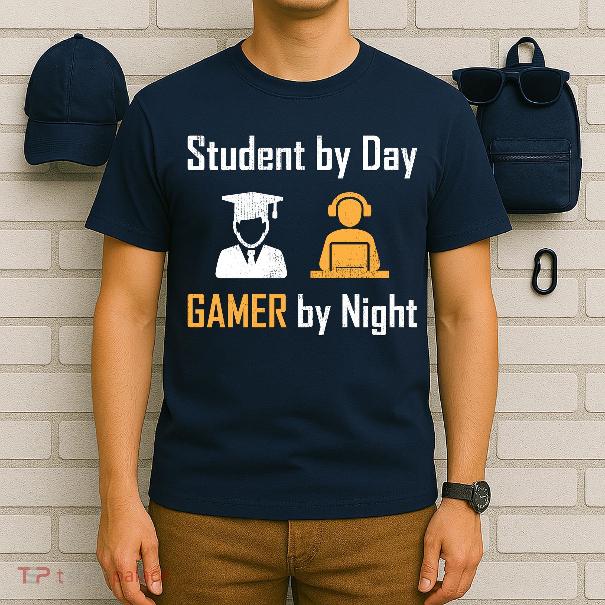 Student By Day Gamer By Night T-Shirt