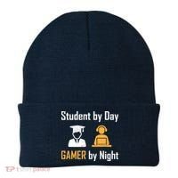 Student By Day Gamer By Night Beanie thumb 0