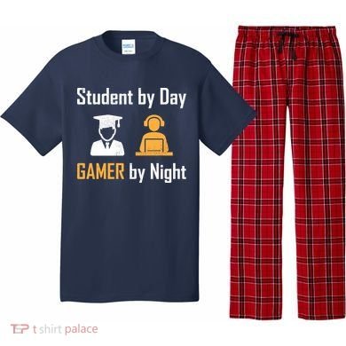 Student By Day Gamer By Night Pajama Set