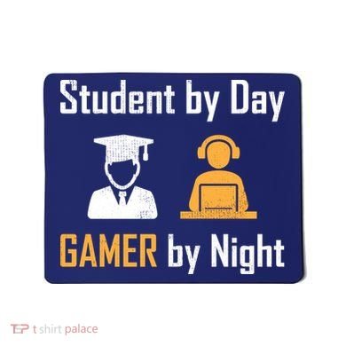Student By Day Gamer By Night Mousepad