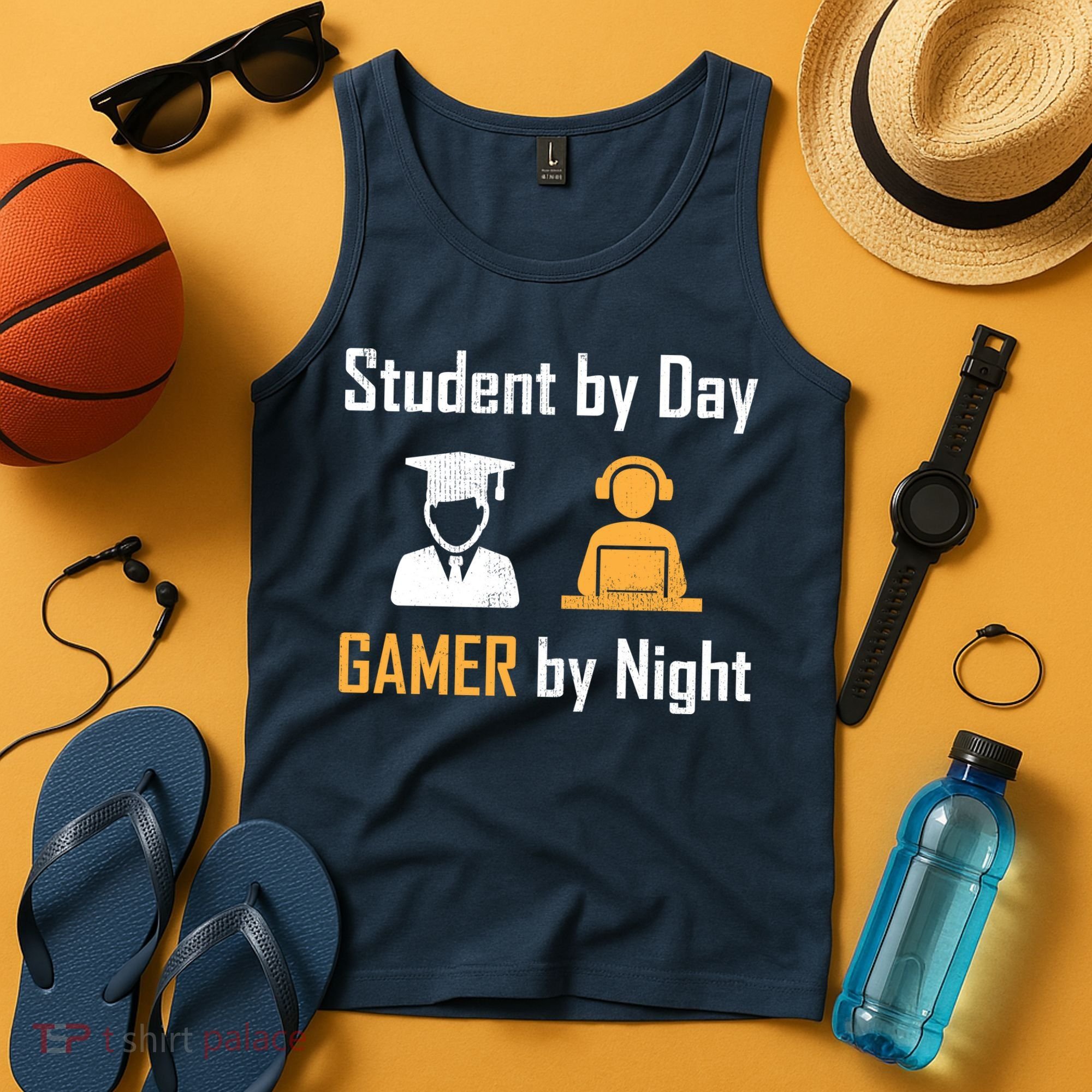 Student By Day Gamer By Night Tank Top